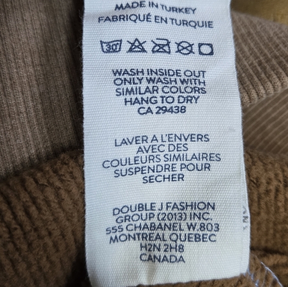 Wanakome Adventure Hoodie Blue Beige Colorblock Pullover Size S (Oversized Fit) - Picture 8 of 10